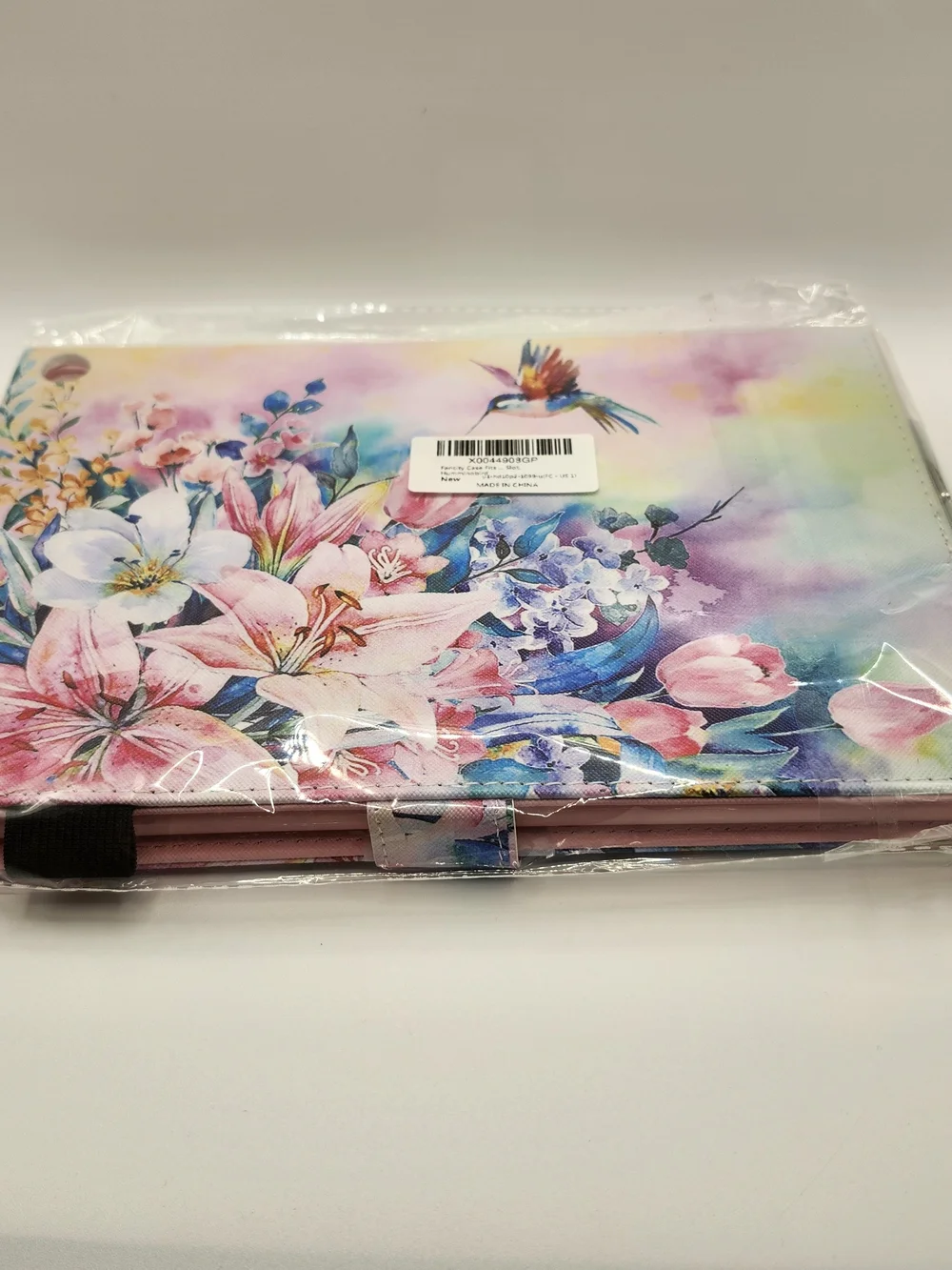 watercolor Hummingbird folio tablet protective case/For Amazon Fire HD 10&10Plus